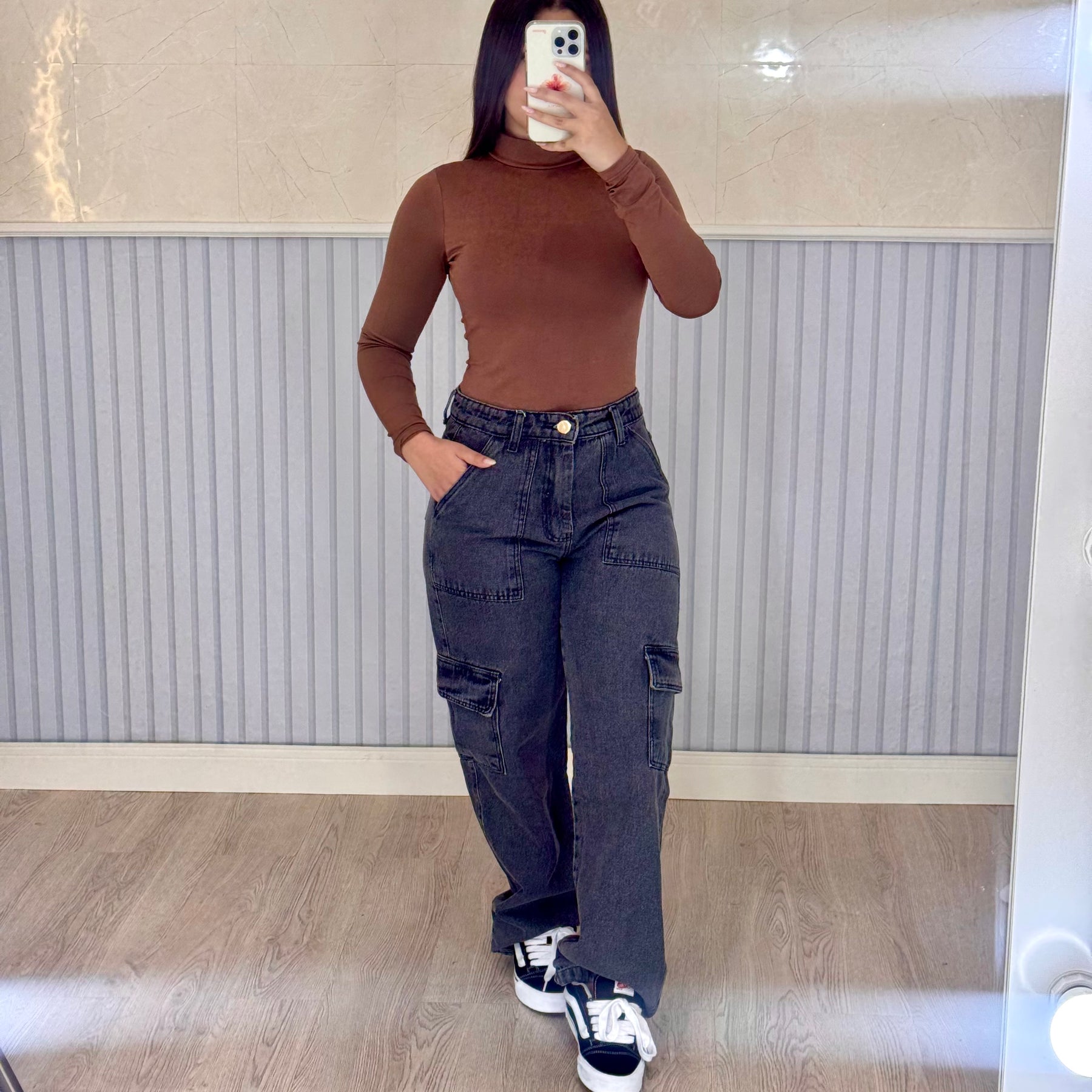 Wide Leg Cargo Estonada