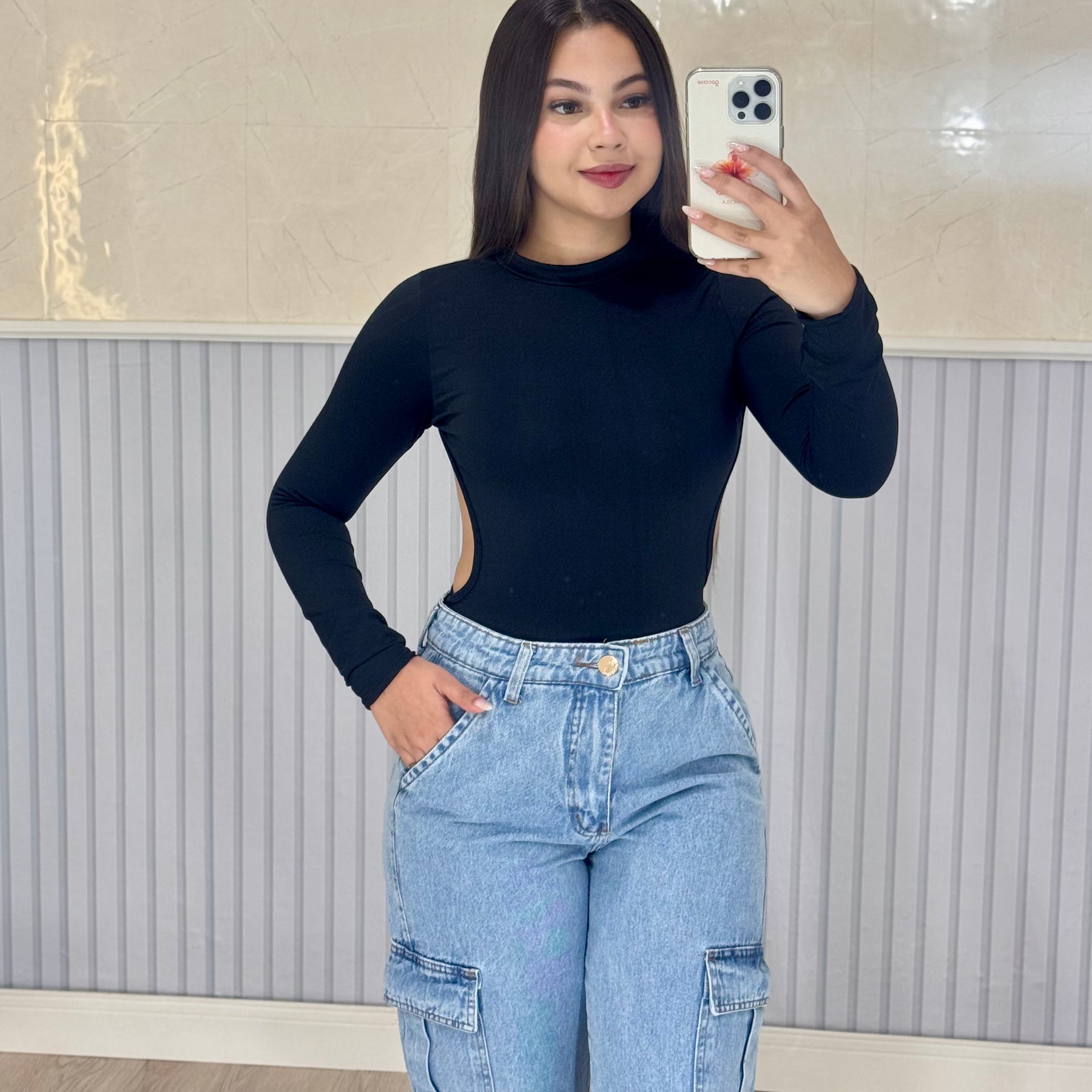 Wide Leg Cargo 4 Bolsos