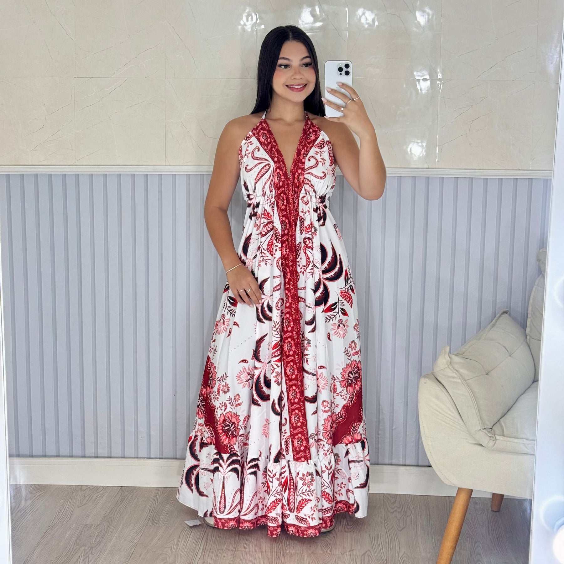 Vestido Indiano Longo Lara