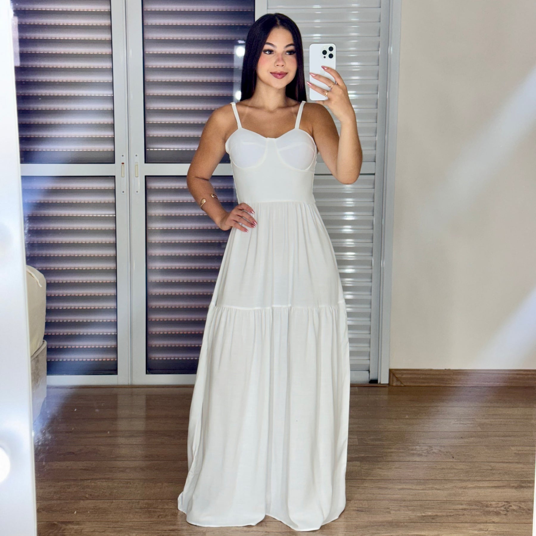 Vestido Longo Alça Jasmin