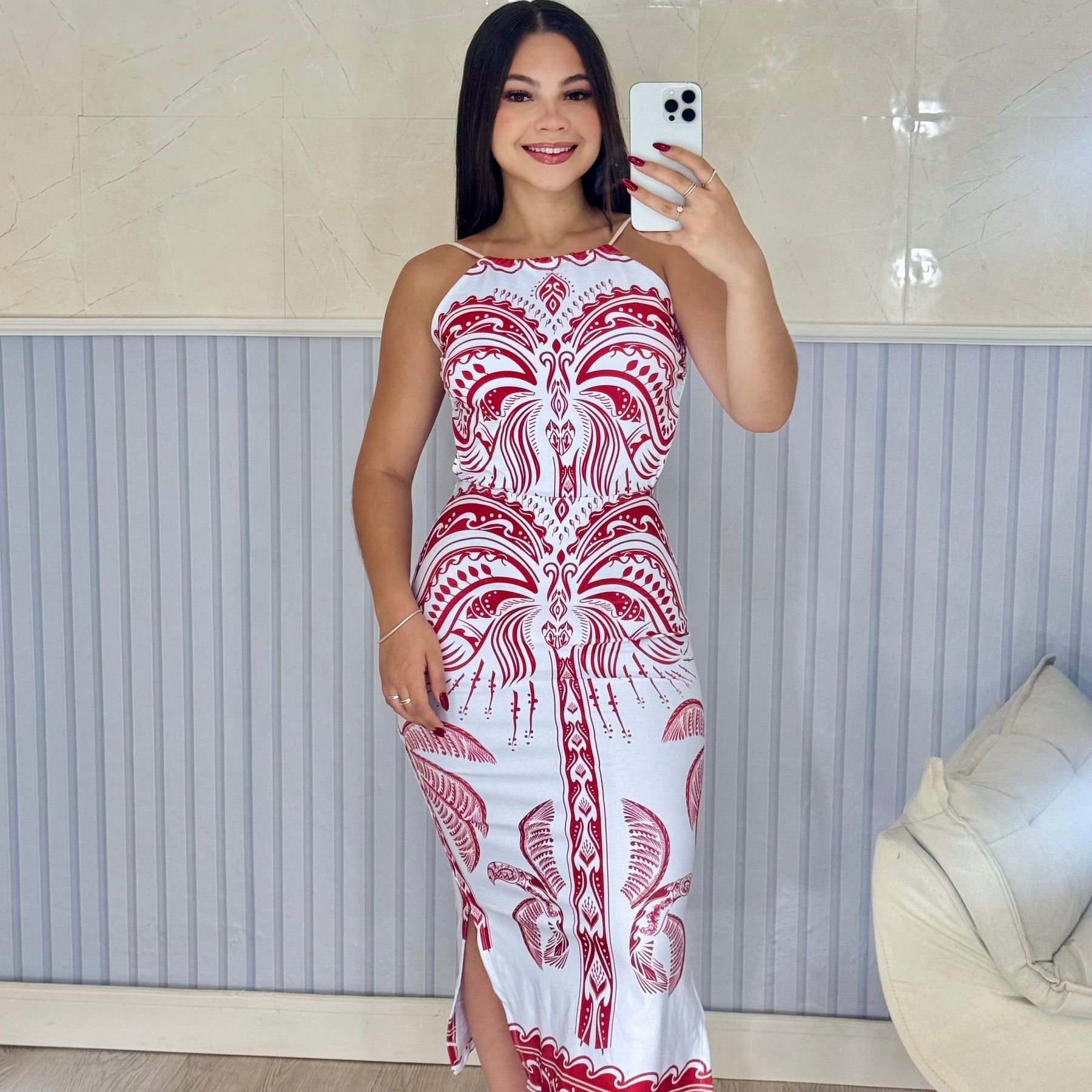 Vestido Midi Suplex Premium Vitória