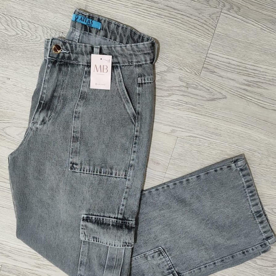 Wide Leg Cargo 4 Bolsos Estonada