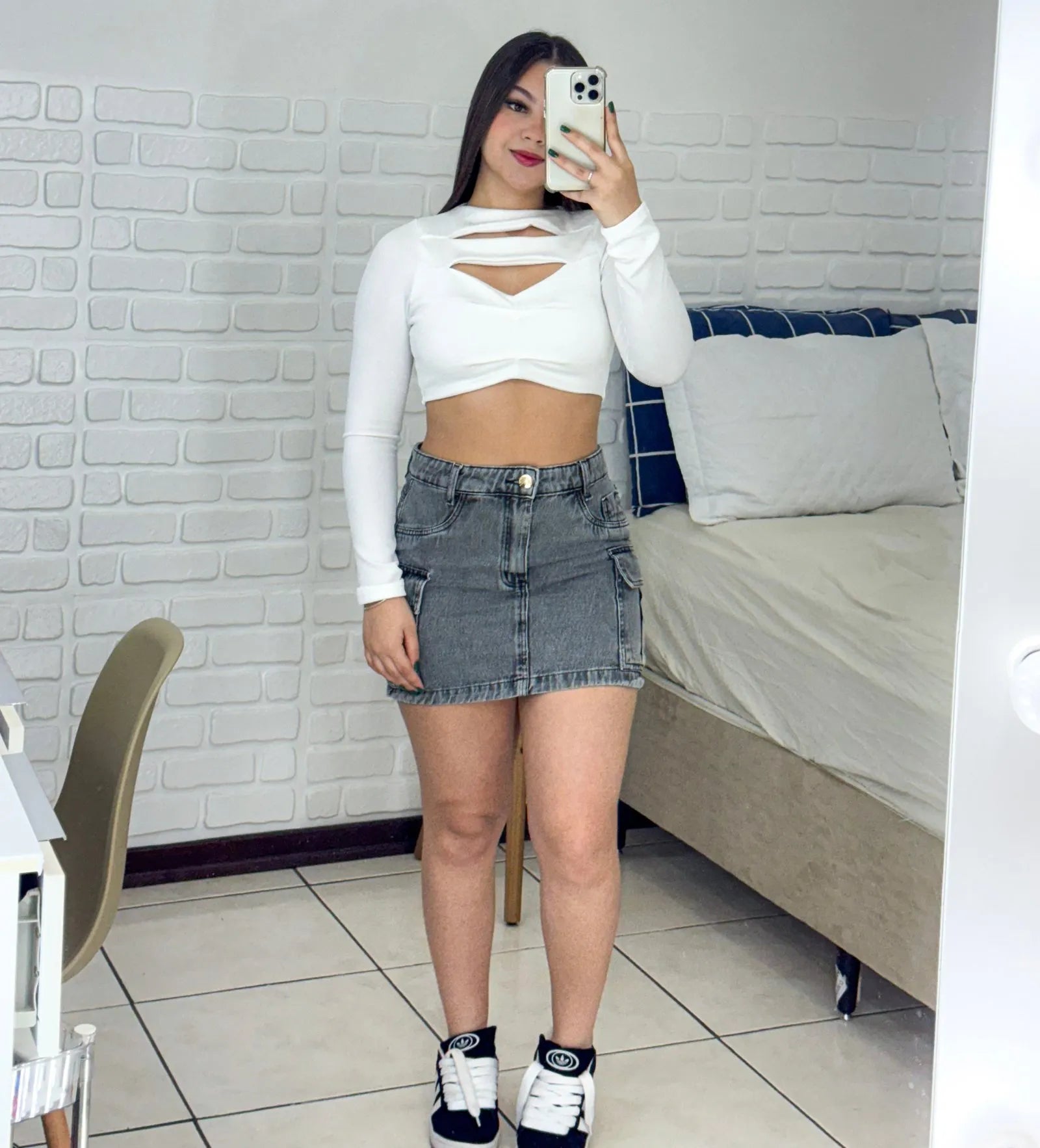 saia feminina, saia jeans, saia midi, saia curta, saia