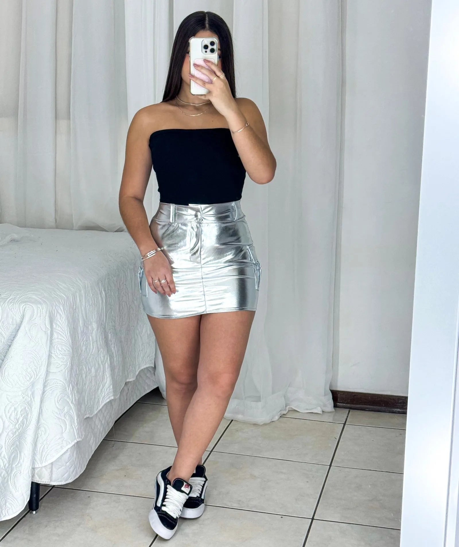 saia feminina, saia jeans, saia midi, saia curta, saia, saia metalizada