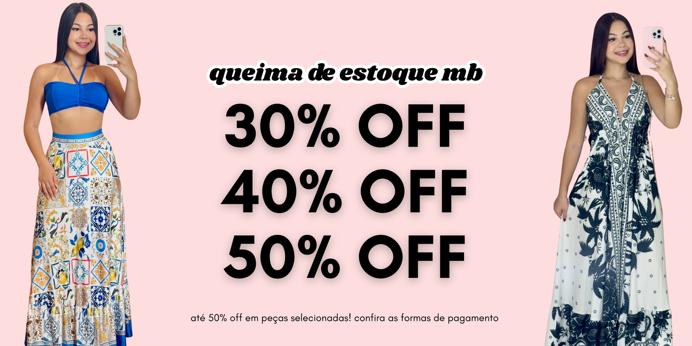 Queima de Estoque Madu!!!