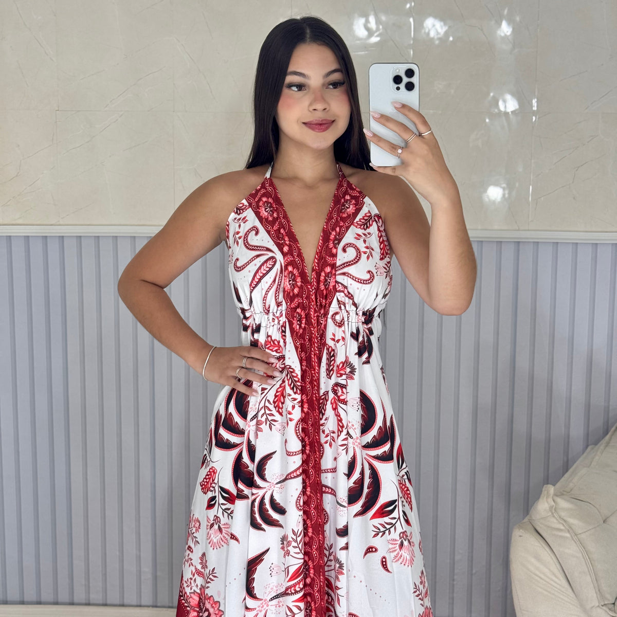 Vestido Indiano Longo Lara