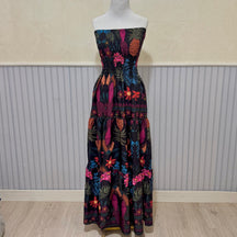 Vestido Longo Lastex Lauren