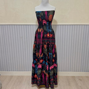 Vestido Longo Lastex Lauren