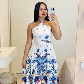 Vestido Longo Estampado Isabela *OUTLET*
