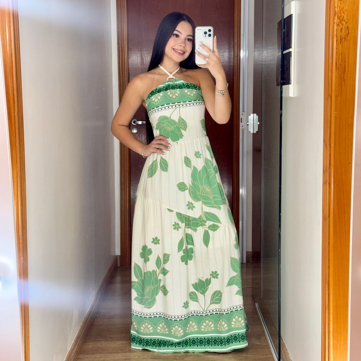 Vestido Longo Forrado Isabele