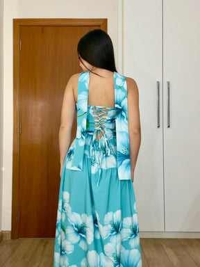 Vestido Longo Tomara que Caia e Fenda Com Chocker Elegante e Versátil