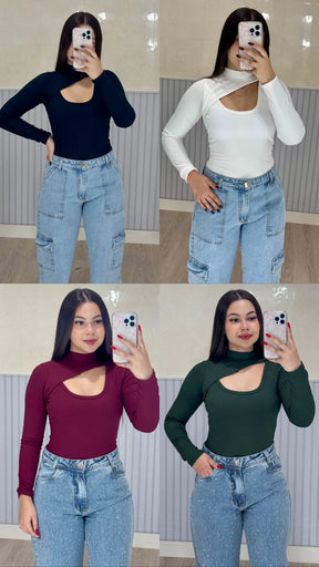 body feminino, body cavado, body preto, body com bojo, body canelado, body decotado, body frente única, body para festa