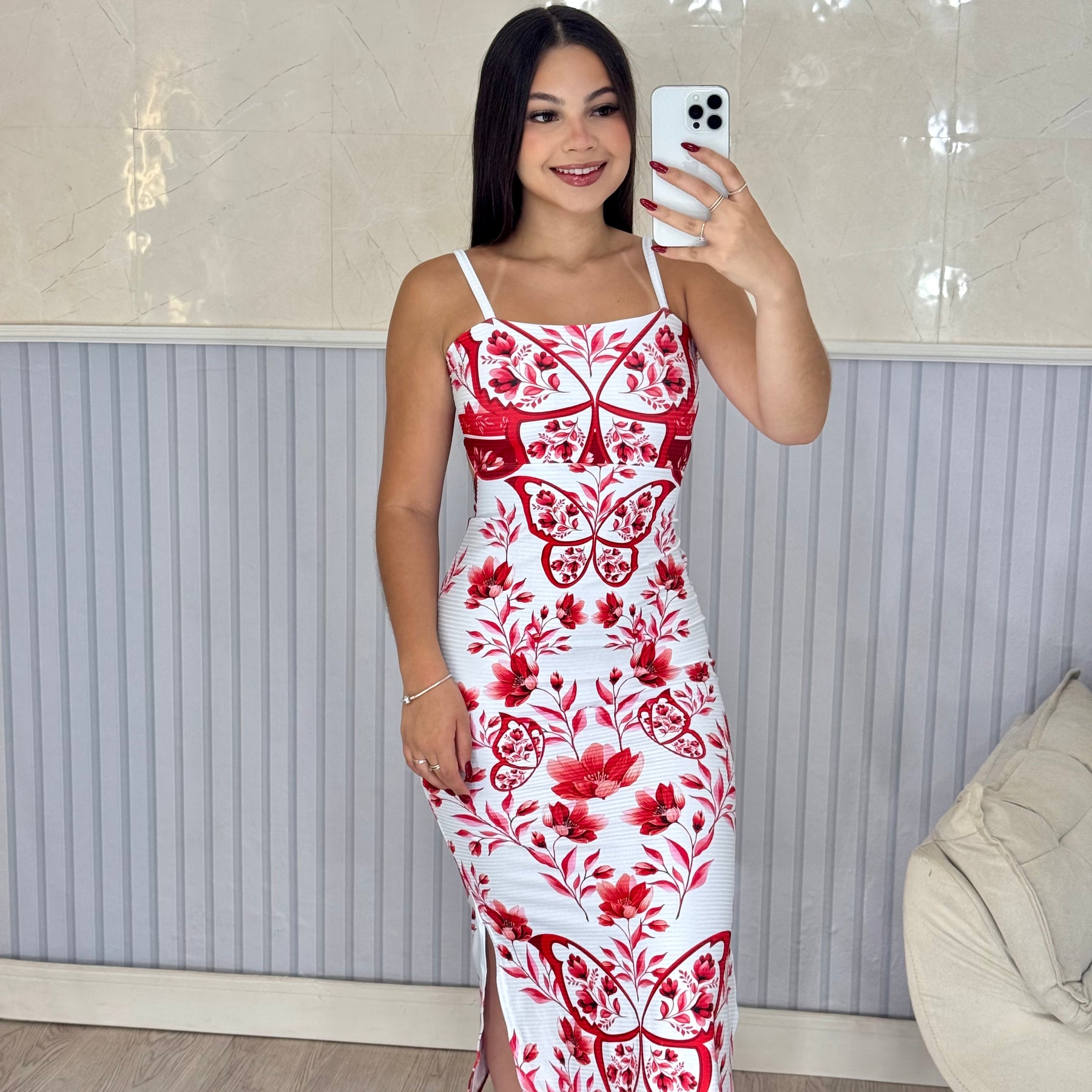 Vestido Canelado Max Midi Valen