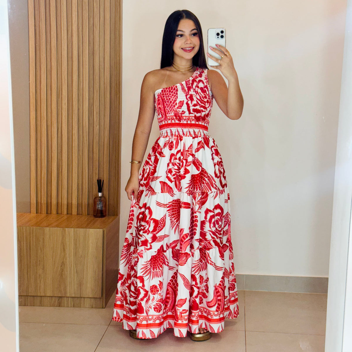 Vestido Lastex Longo Luiza