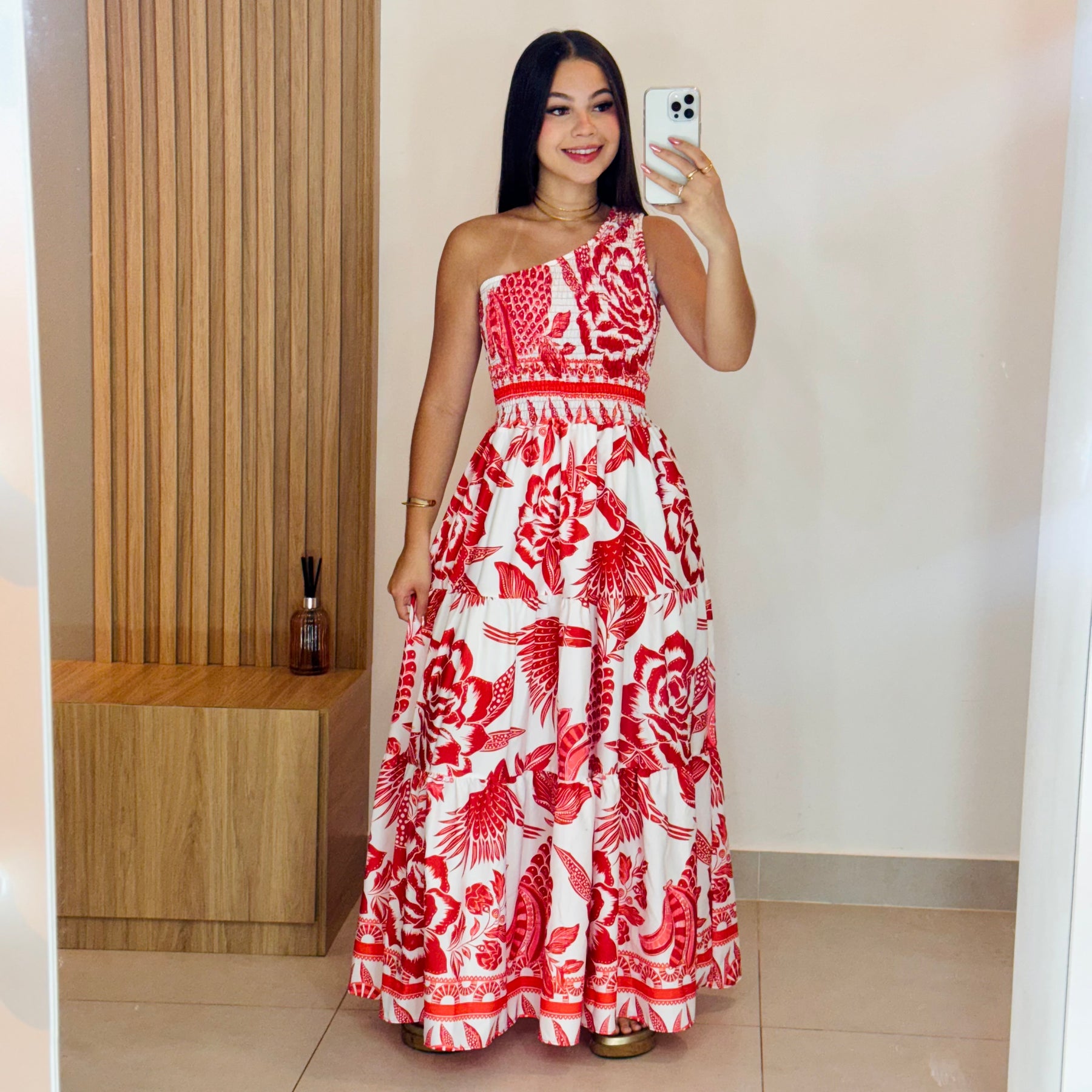 Vestido Lastex Longo Luiza