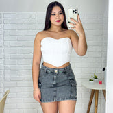 Cropped Corset Alfaiataria