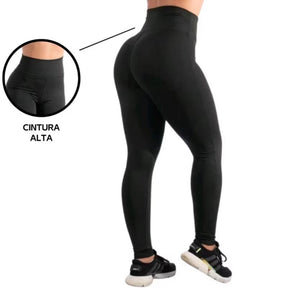 Legging Flanelada Grossa Calça Leg Peluciada Forrada Por Dentro Costura Reforçada Calça Térmica