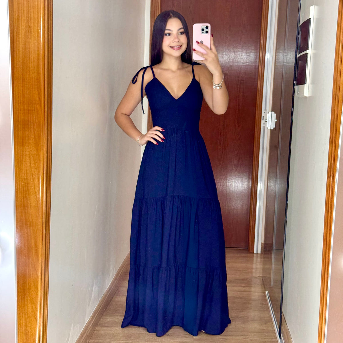 Vestido Longo Viscolinho Vitória
