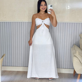 Vestido Longo Tomara Que Caia Strass Íris