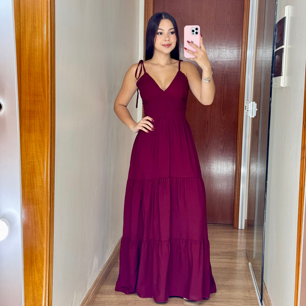 Vestido Longo Viscolinho Vitória