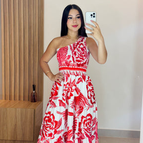 Vestido Lastex Longo Luiza