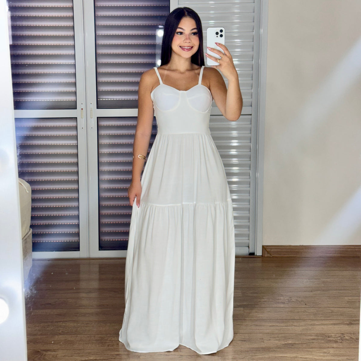 Vestido Longo Alça Jasmin