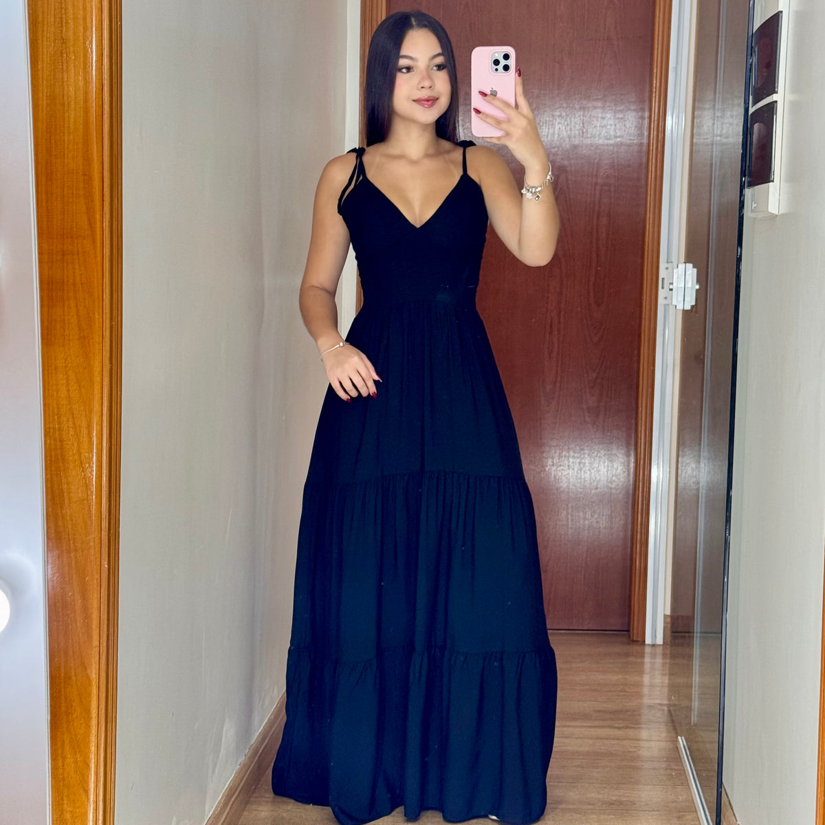 Vestido Longo Viscolinho Vitória