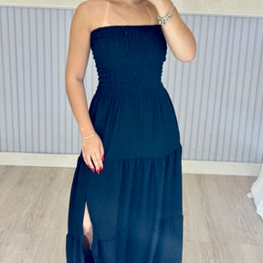 Vestido Longo Lastex Lauren