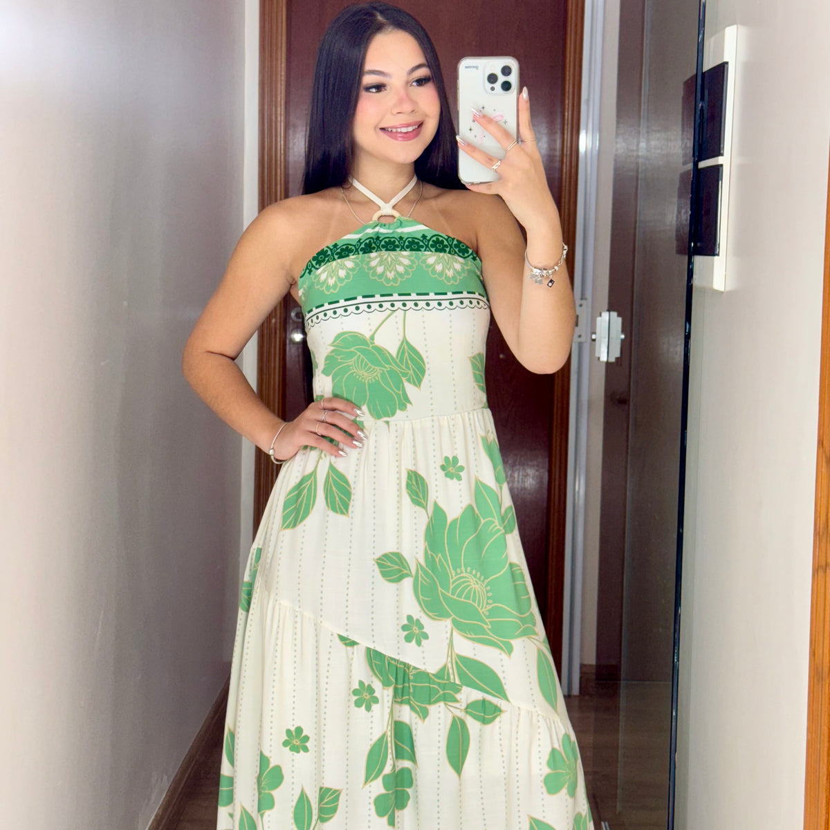 Vestido Longo Forrado Isabele