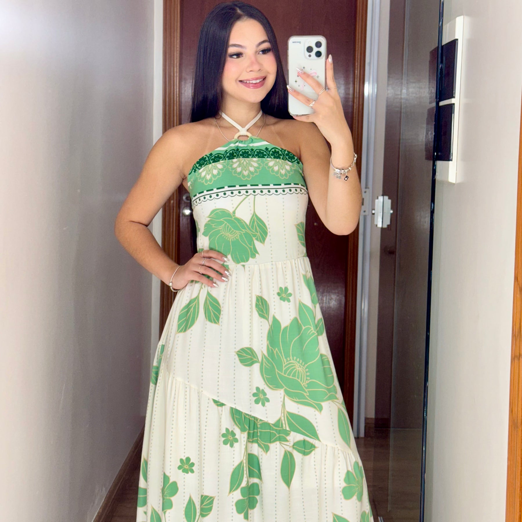 Vestido Longo Forrado Isabele