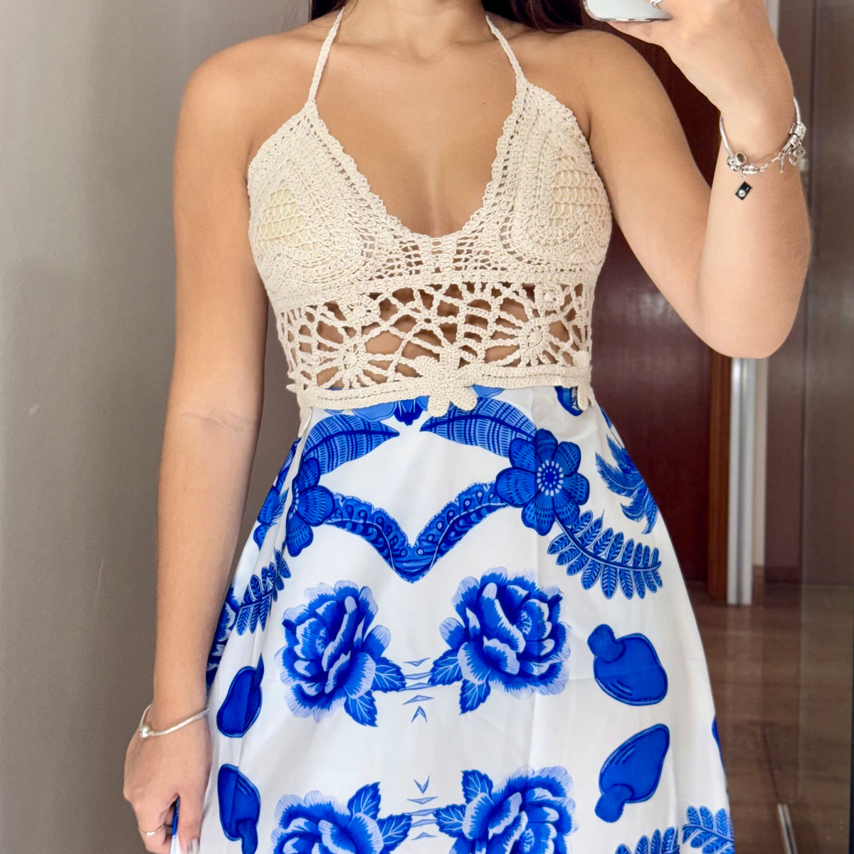 Vestido Crochê Max Midi Duda