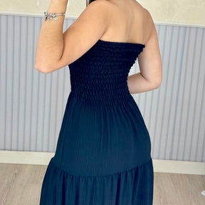 Vestido Longo Lastex Lauren