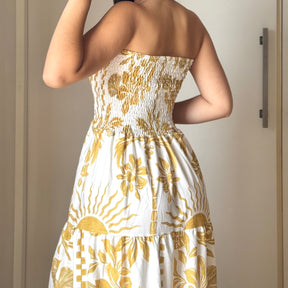 Vestido Longo Lastex Lauren