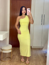 Vestido Longo Nula Manga Costas Abertas