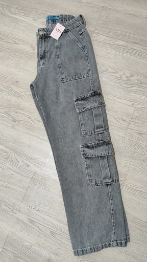 Wide Leg Cargo 4 Bolsos Estonada
