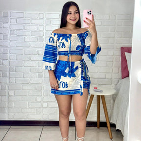 conjunto feminino, conjunto cropped e saia, conjunto cropped e kimono, conjunto para festa, conjunto de verão feminino, conjunto casual feminino