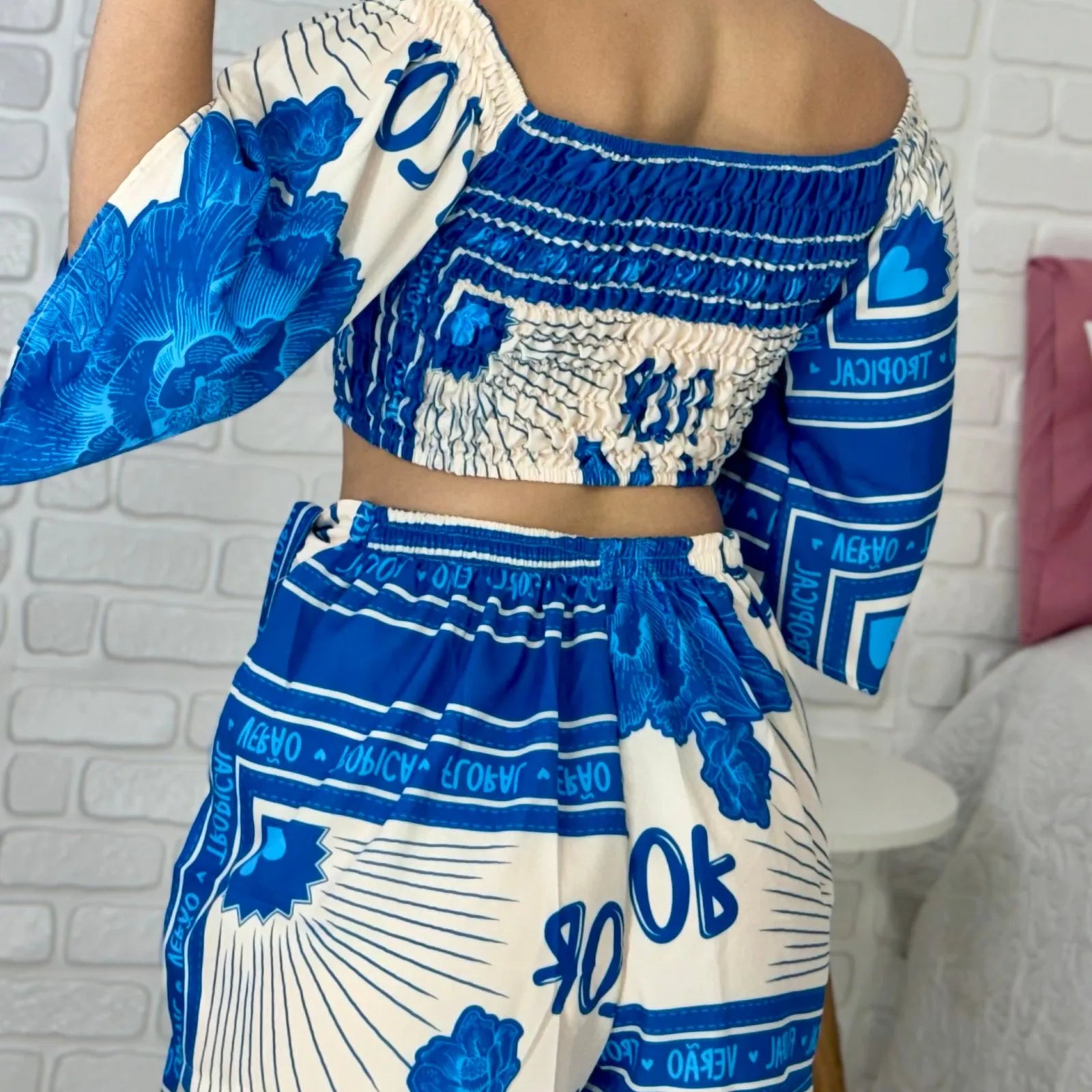 conjunto feminino, conjunto cropped e saia, conjunto cropped e kimono, conjunto para festa, conjunto de verão feminino, conjunto casual feminino
