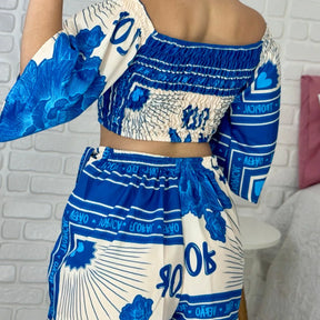 conjunto feminino, conjunto cropped e saia, conjunto cropped e kimono, conjunto para festa, conjunto de verão feminino, conjunto casual feminino