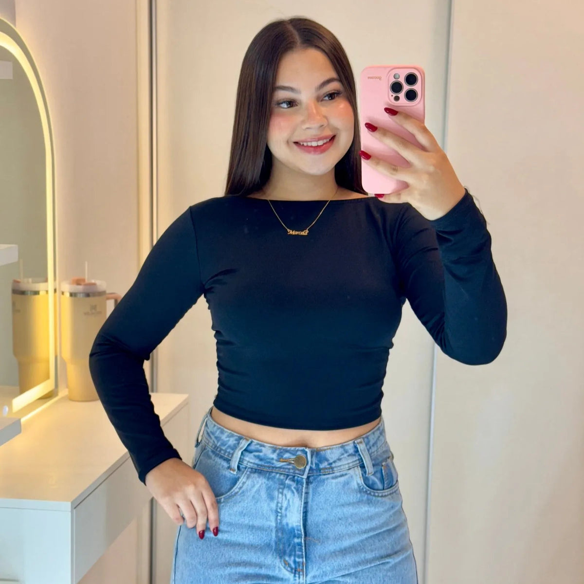 cropped feminino, cropped canelado, cropped manga longa, cropped de alça, cropped justo, cropped ombro a ombro, cropped com bojo, cropped frente única