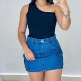 saia feminina, saia jeans, saia midi, saia curta, saia