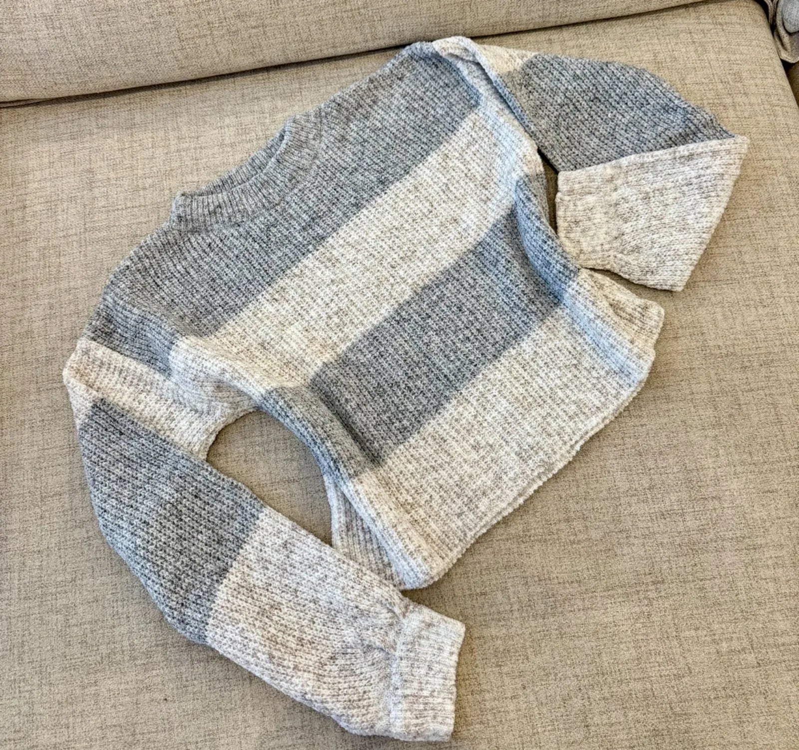 Cropped Tricô Listrado